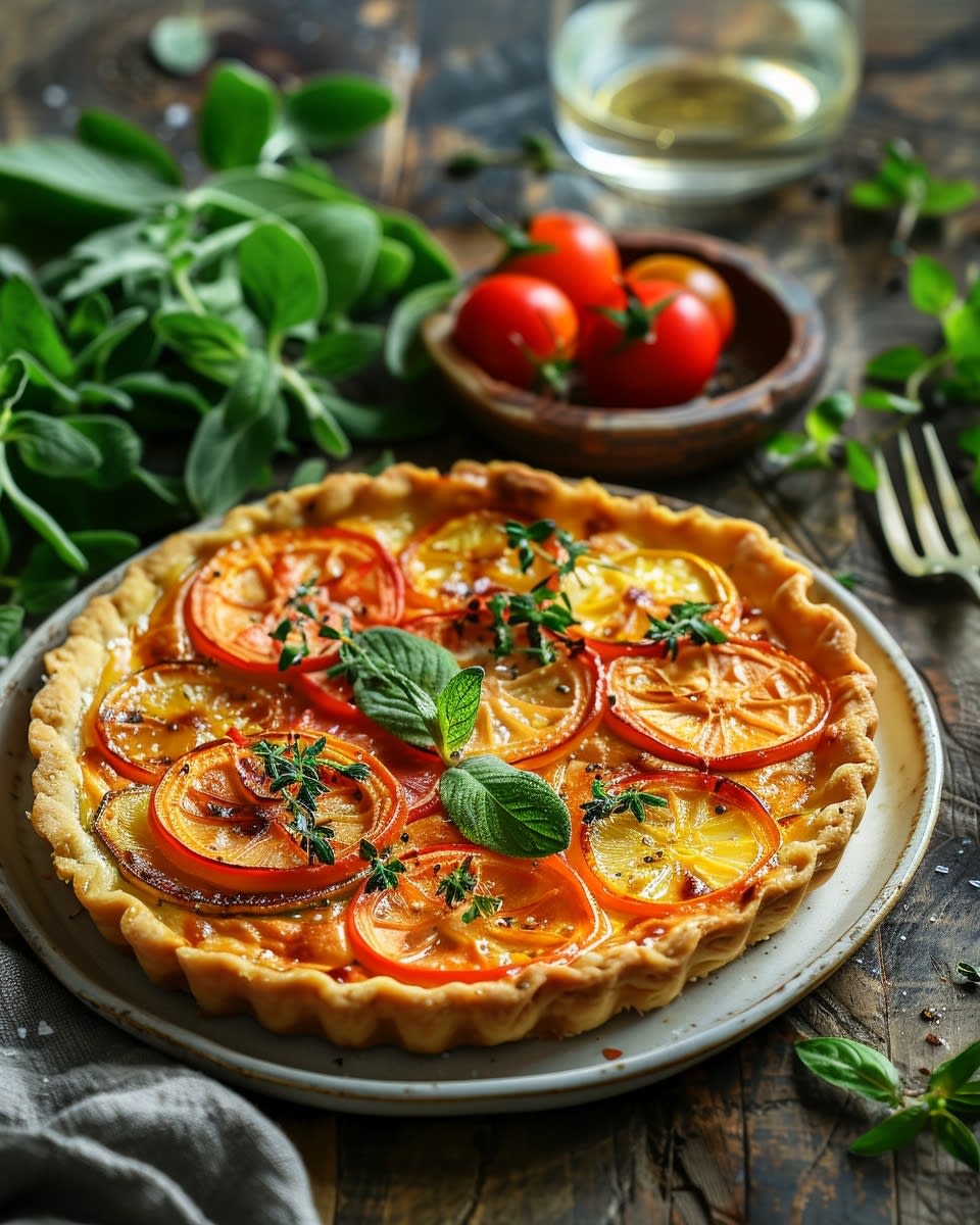 Tarte aux légumes du soleil