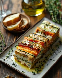 Terrine de légumes au chèvre