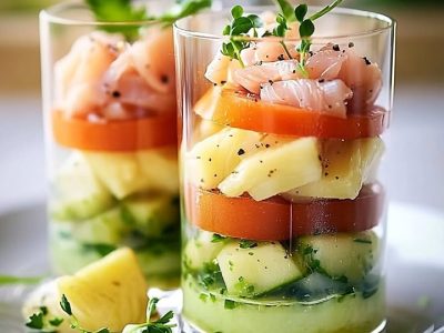 Verrines Avocat Thon Expresses & Faciles