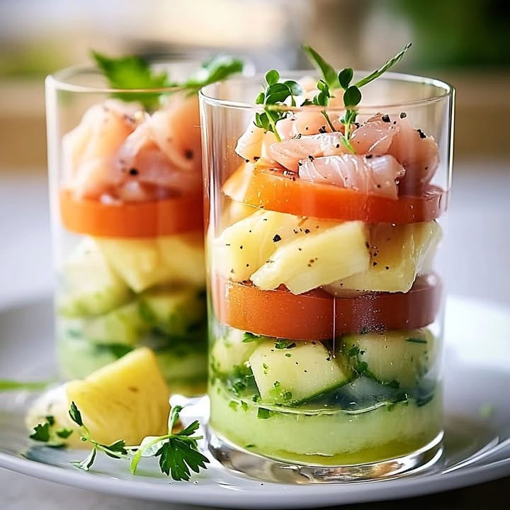 Verrines Avocat Thon