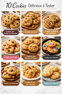 10 Cookies Délicieux à Tester