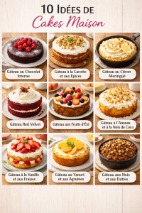 10 Idées de Cakes Maison