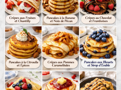10 Idées de Crêpes et Pancakes