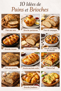 10 Idées de Pains et Brioches