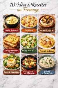 10 Idées de Recettes au Fromage