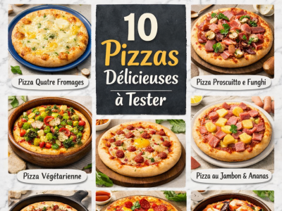 10 Pizzas Délicieuses à Tester