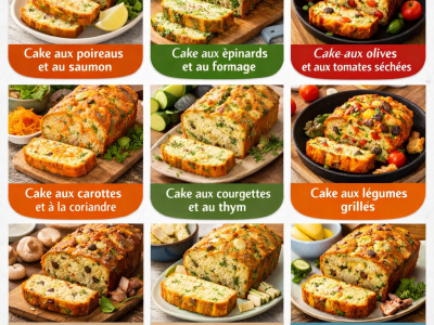 10 Recettes de Cakes Salés