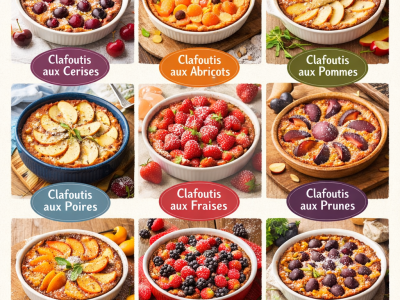 10 Recettes de Clafoutis Sucrés