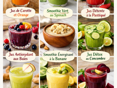 10 Recettes de Jus Maison