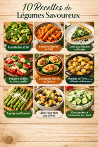 10 Recettes de Légumes Savoureux