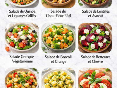 10 Salades Végétariennes Faciles
