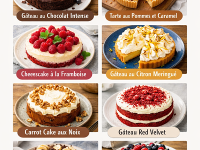 8 Cakes Gourmands à Tester