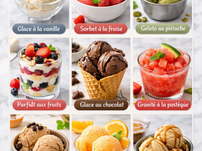8 Glaces Rafraîchissantes