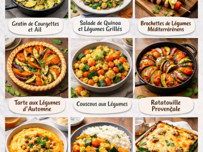 8 Idées de Plats de Légumes