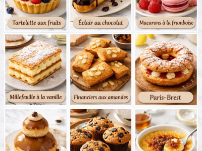 8 Pâtisseries Gourmandes