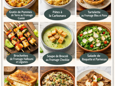 8 Plats au Fromage Délicieux