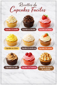 8 Recettes de Cupcakes Faciles