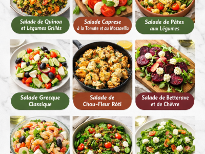 8 Recettes de Salades Sans Viande