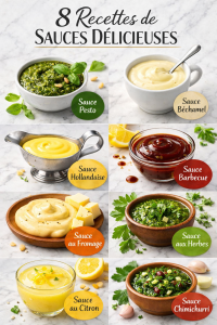 8 Recettes de Sauces Délicieuses