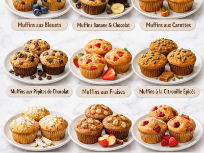 9 Muffins Moelleux Délicieux