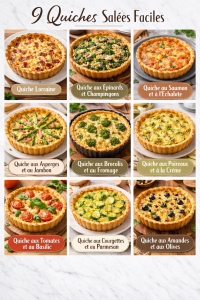 9 Quiches Salées Faciles