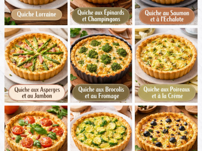 9 Quiches Salées Faciles