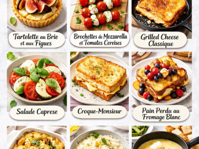 9 Recettes au Fromage Gourmandes