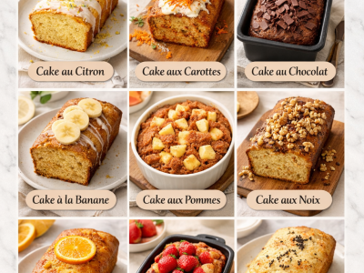 9 Recettes de Cakes Faciles