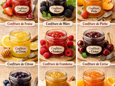 9 Recettes de Confitures Maison