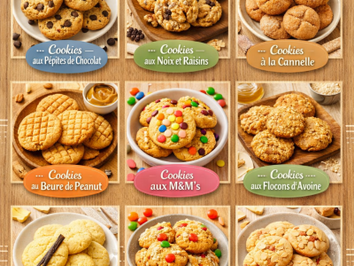 9 Recettes de Cookies Gourmands