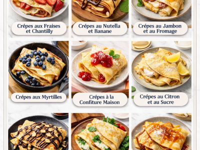 9 Recettes de Crêpes Délicieuses