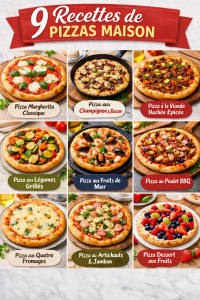 9 Recettes de Pizzas Maison