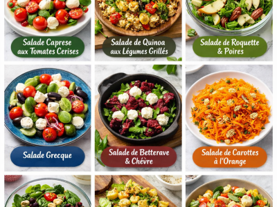 9 Salades Végétariennes Délicieuses