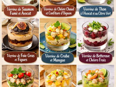 9 Verrines Salées Gourmandes