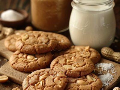 Recette Délicieuse de Cookies au Beurre de Cacahuète : Facile et Inratable
