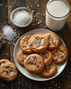 Cookies au caramel et sel
