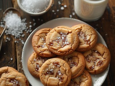 Recette Délicieuse de Cookies au Caramel et Sel pour un Goût Inoubliable