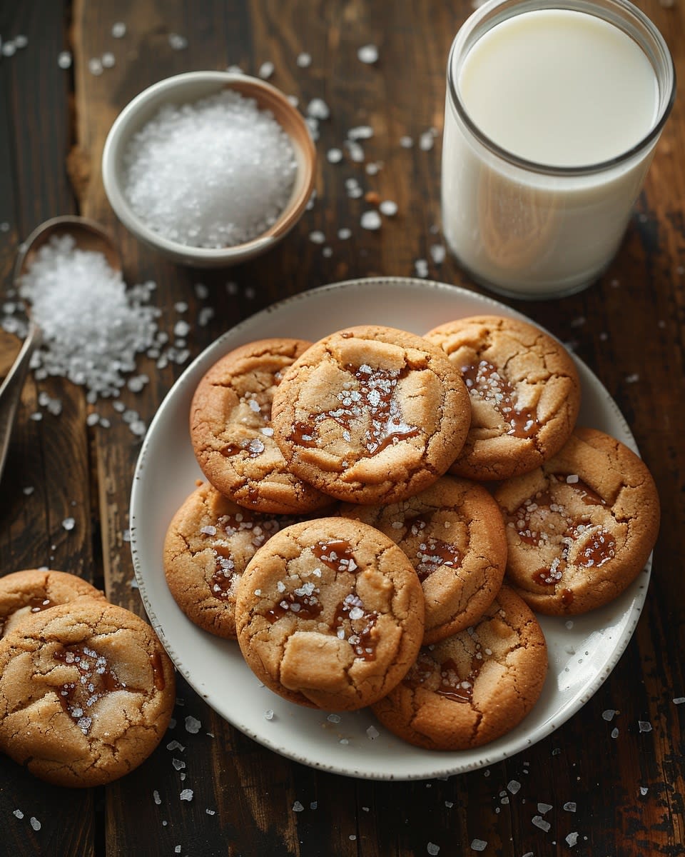 Cookies au caramel et sel