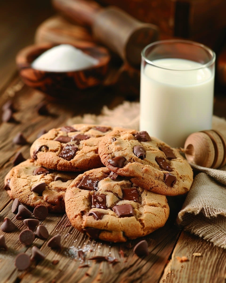Cookies au chocolat noir