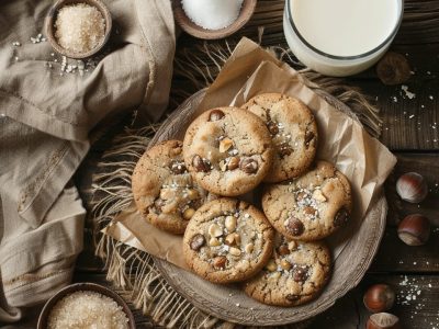 Recette Délicieuse: Des Cookies aux Noisettes Grillées Parfaits