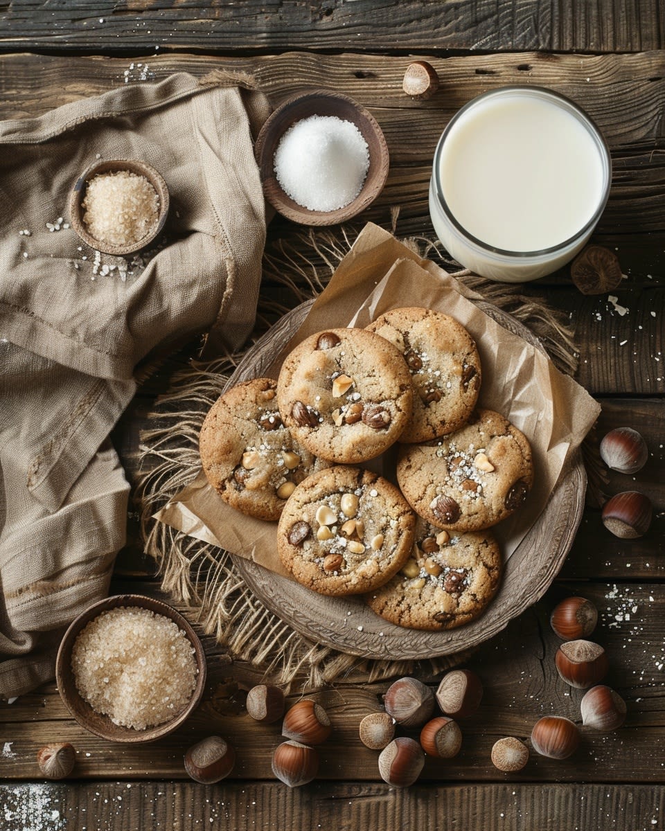 Cookies aux noisettes grillées