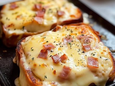 Croque-Monsieur Lardons Chèvre : Le Meilleur