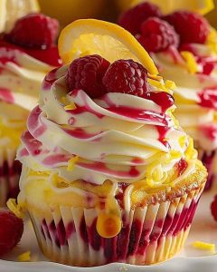 Cupcakes Citron Framboise
