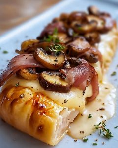 Feuilleté Jambon Champignons