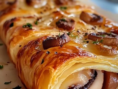 Feuilletés Champignons Jambon : Recette Facile et Rapide