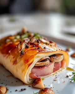 Feuilletés Jambon Champignons