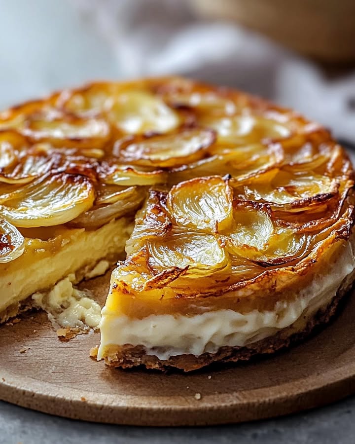 Gâteau Oignons Fromage