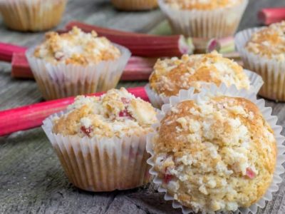 Muffins à la rhubarbe : la recette facile et savoureuse