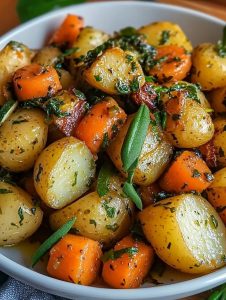 Pommes Carottes Courgettes Rôties
