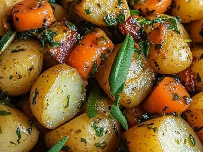 Pommes Carottes Courgettes Rôties Faciles et Savoureuses